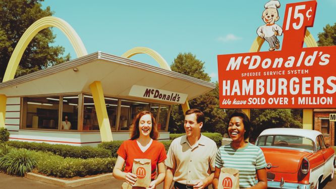 velocidad en ventas Mc donals 