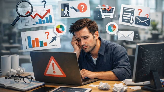 Los errores más comunes en el desarrollo de páginas web que hacen perder clientes