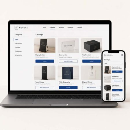 Catálogo Web Plus en WordPress