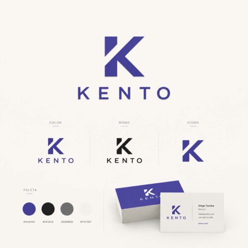 Mockup del servicio de diseño de logotipo profesional de Plus Marketing