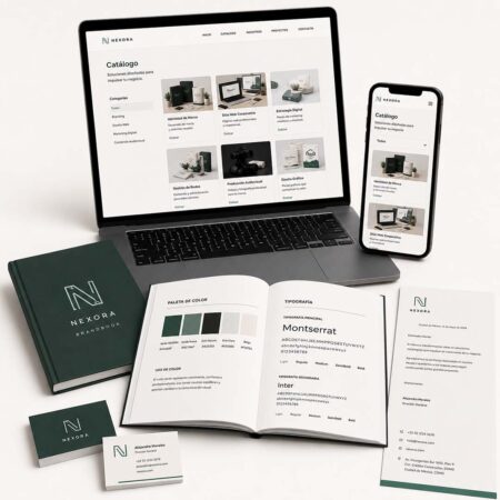 Paquete Business Plus: Branding Premium + Catálogo Web