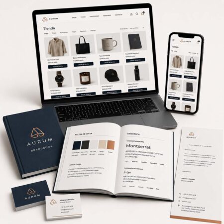 Paquete Plus Ecommerce: Branding Premium + Tienda Online