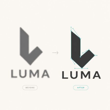 Vectorización de Logotipo Simple Plus