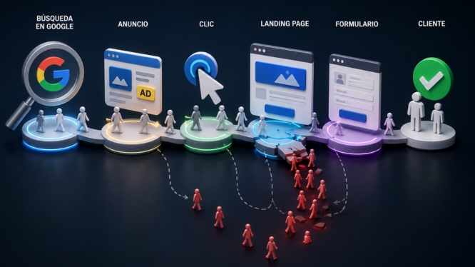 ¿Tus campañas de Google Ads generan clics pero no clientes? Lo que una gestión profesional puede detectar